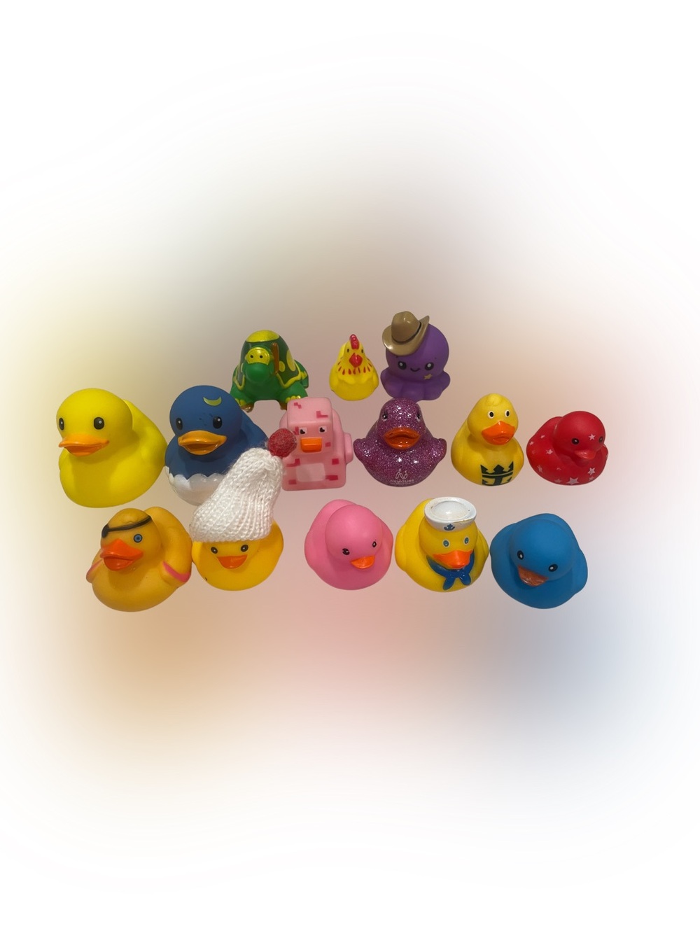 Assorted Kids Rubber Duck Toy Set - Multicolor